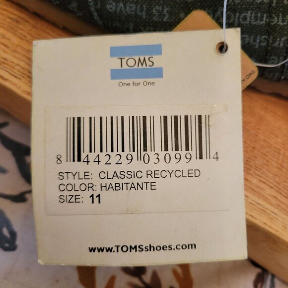 Men's Gray TOMS Slip-On Shoes - Picture 4 of 8